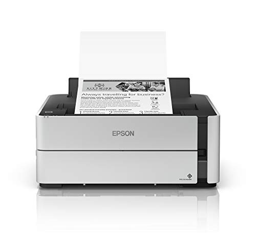 Epson EcoTank ET-M1170 Wireless Monochrome Supertank Printer na may Ethernet PLUS 2 Taon ng Unlimited na Tinta