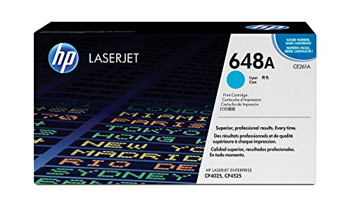 HP 648A | CE261A | Toner Cartridge | Cyan