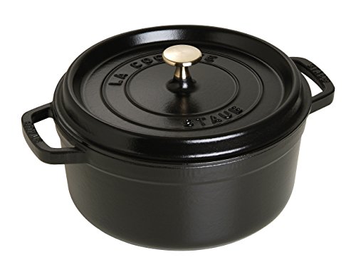 Staub Round Dutch Oven 4-Quart Matte Black