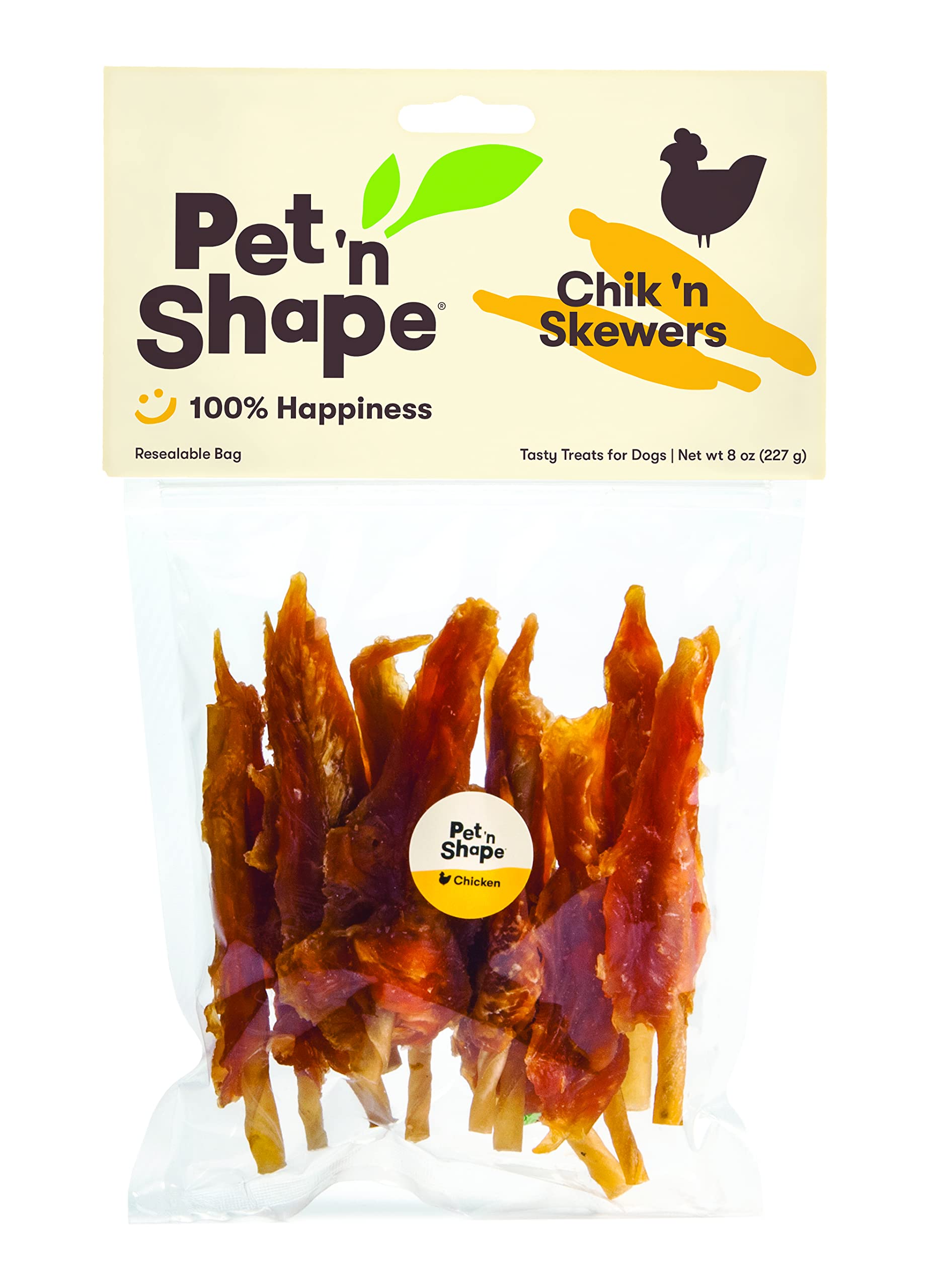 Pet 'N Shape Chik 'n Skewers â Chicken Wrapped Rawhid...