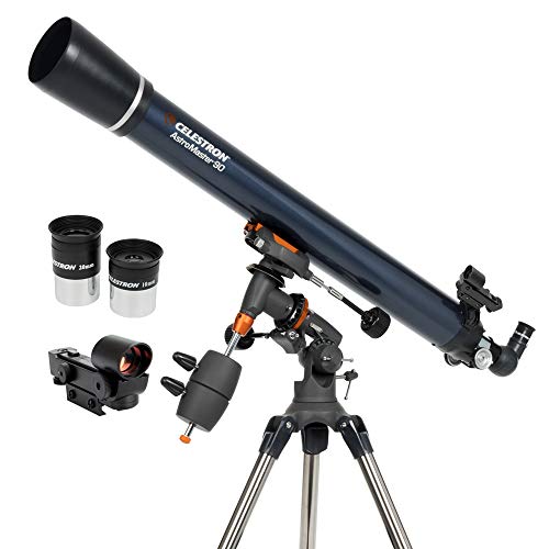 Celestron - AstroMaster 90EQ Refractor Telescope - Refr...