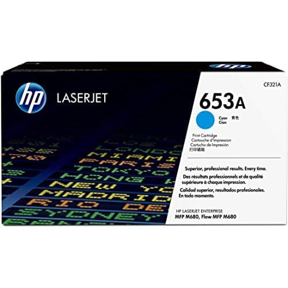 HP Orihinal na 653A Cyan Toner Cartridge | Gumagana sa ...