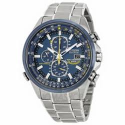 Citizen Panlalaking AT8020-54L Blue Angels Stainless St...