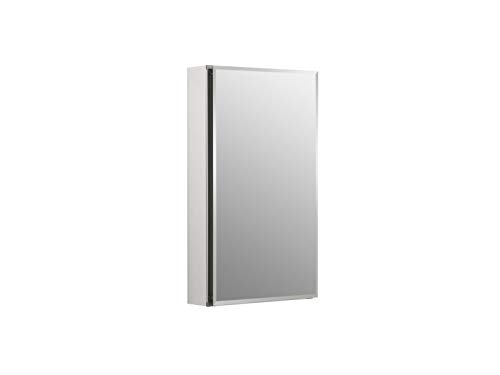 KOHLER K-CB-CLC1526FS Frameless 15 Inch X 26 Inch Aluminum Banyo Medicine Cabinet; Recess O Surface Mount