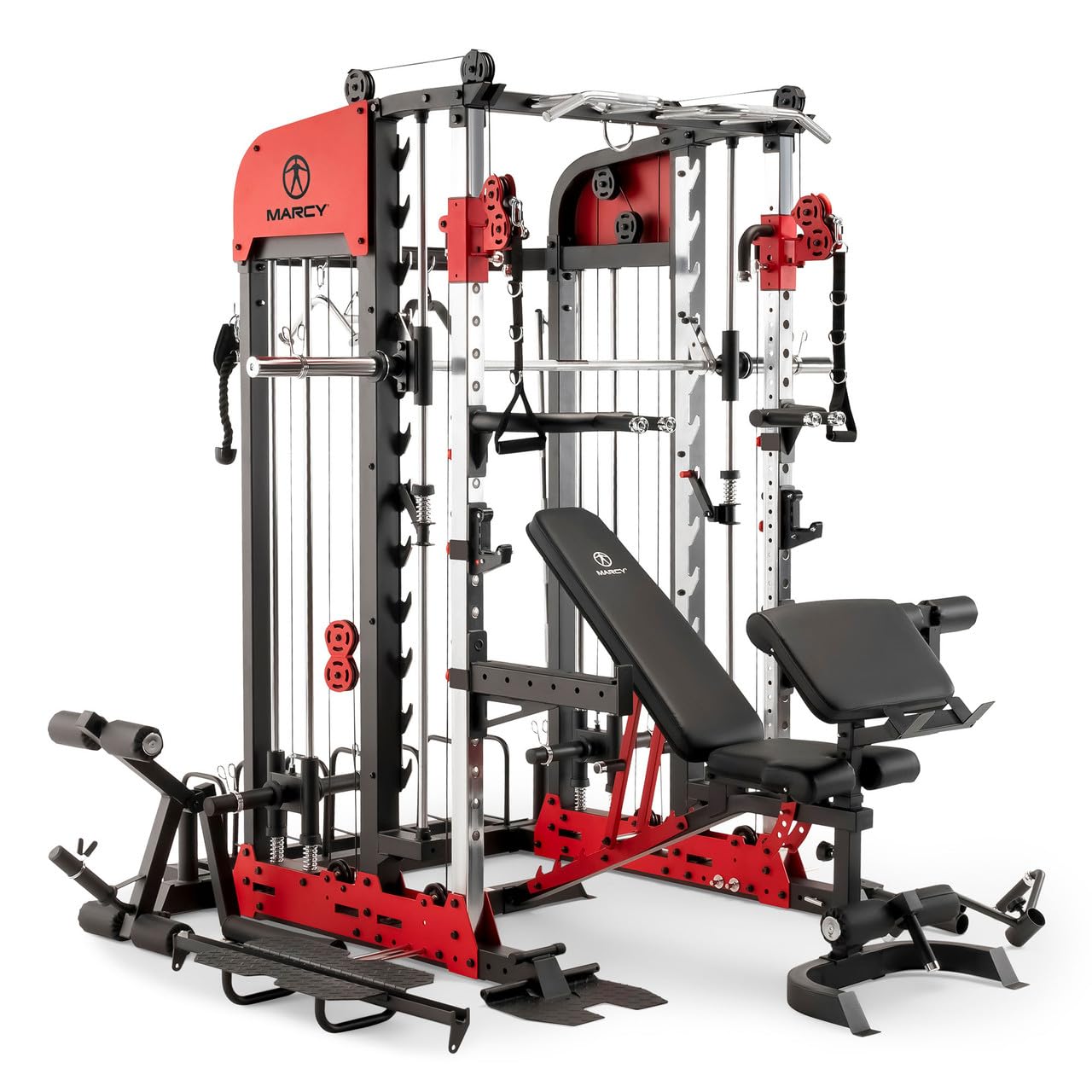 Marcy Pro Deluxe Smith Cage Home Gym System para sa Pag...