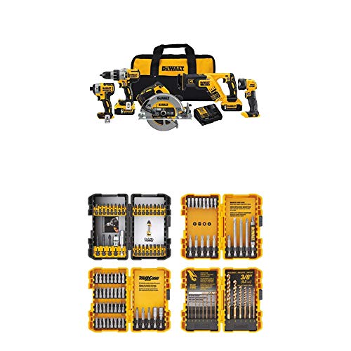 DEWALT DCK594P2 20V Max XR 5-Tool Combo Kit