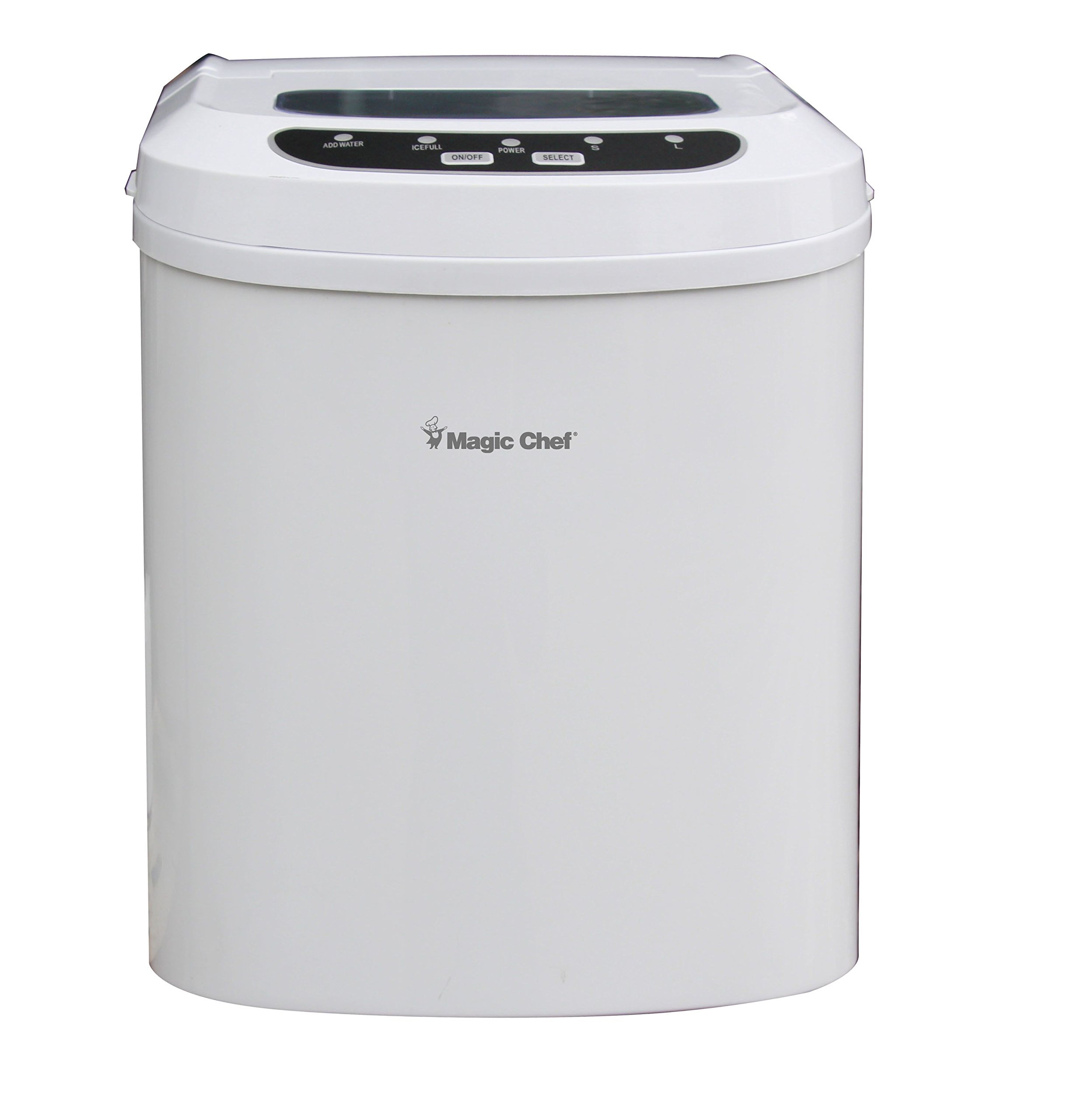 MAGIC CHEF 27-Lb. Portable Countertop White MCIM22W 27 ...