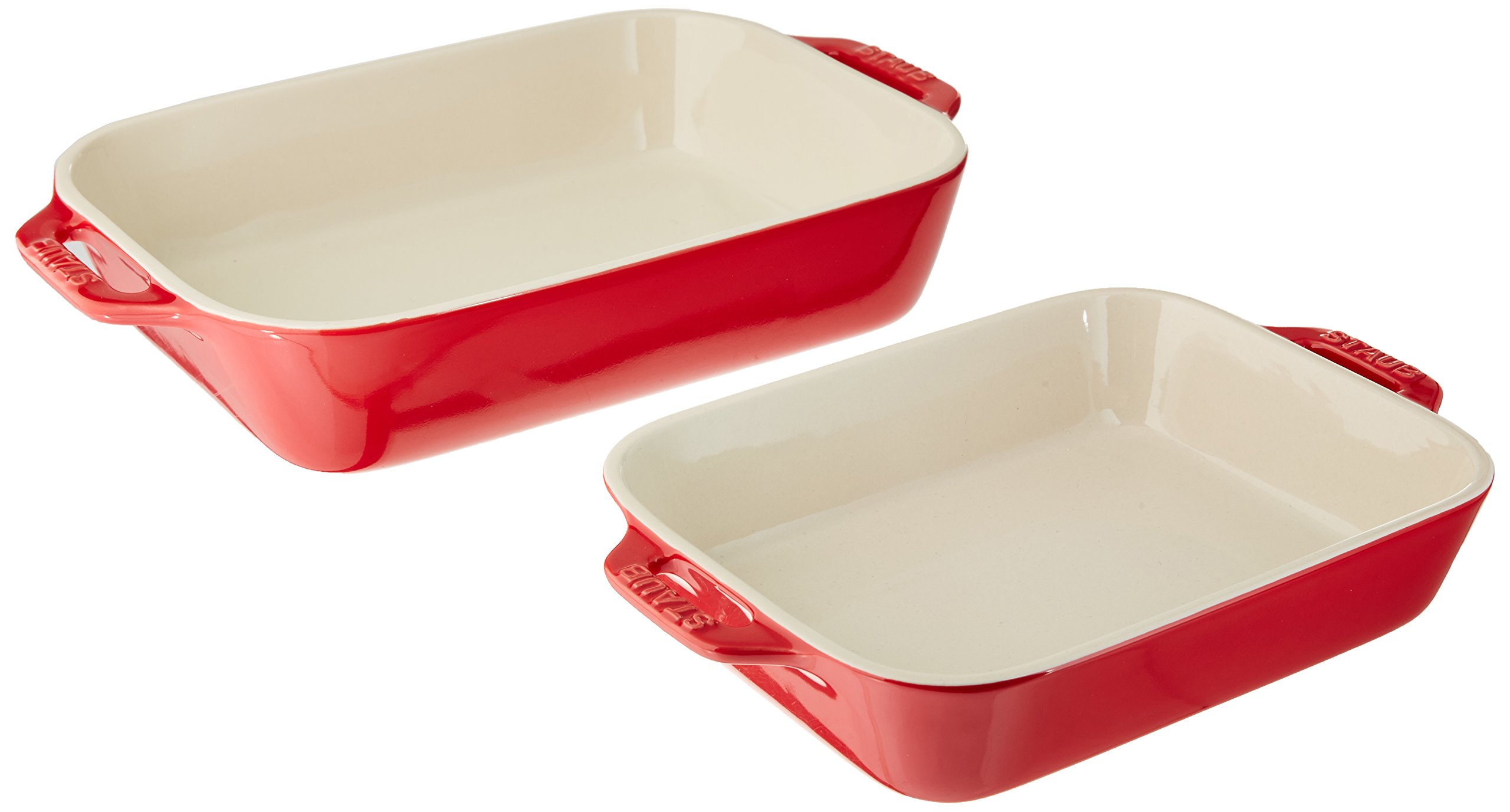 Staub Set ng Mga Ceramics Baking Dish