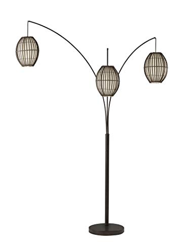 Adesso 4026-26 Maui Arc Lamp - 82-inch 3-Light Floor La...