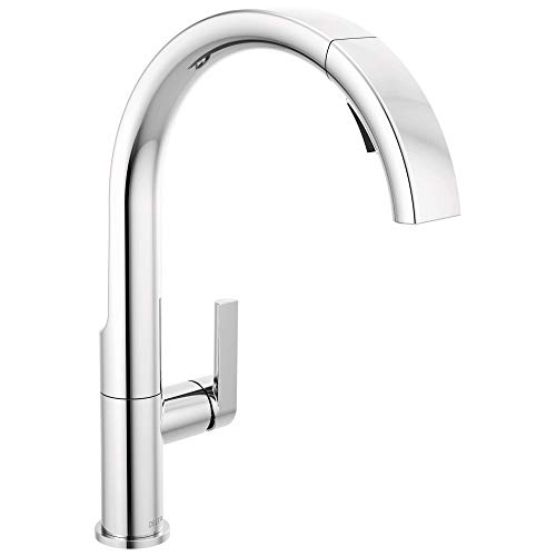 Delta Faucet Keele Chrome Kitchen Faucet na may Pull Do...