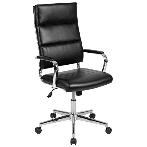 Flash Furniture High Back Black LeatherSoft Contemporar...