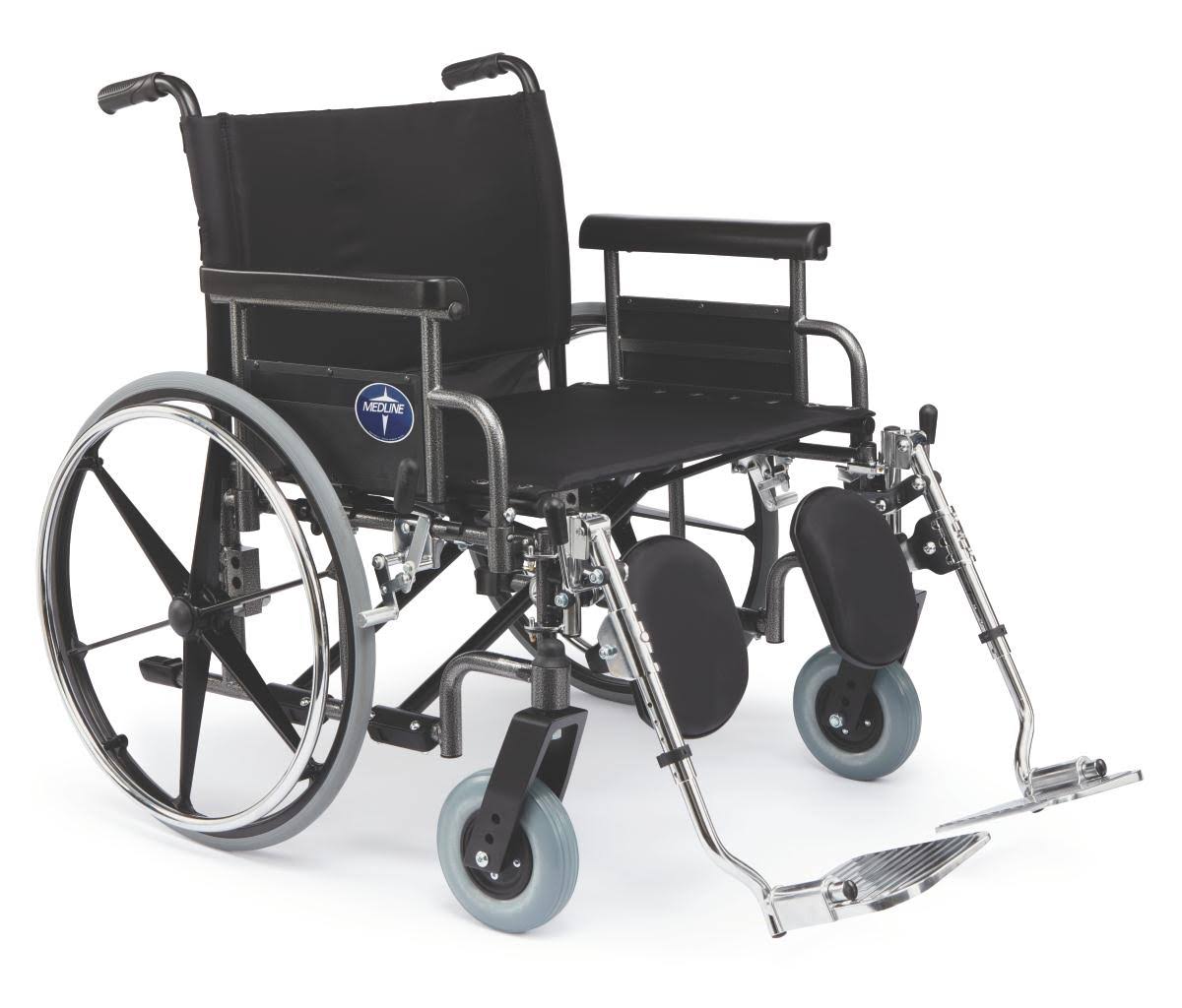 Medline MDS809650 - Shuttle na Extra-Wide Wheelchair