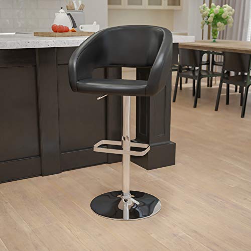 Flash Furniture Contemporary Adjustable Height Barstool...