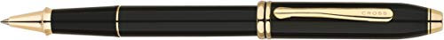 Cross Townsend Black Lacquer Selectip Rollerball Pen na...