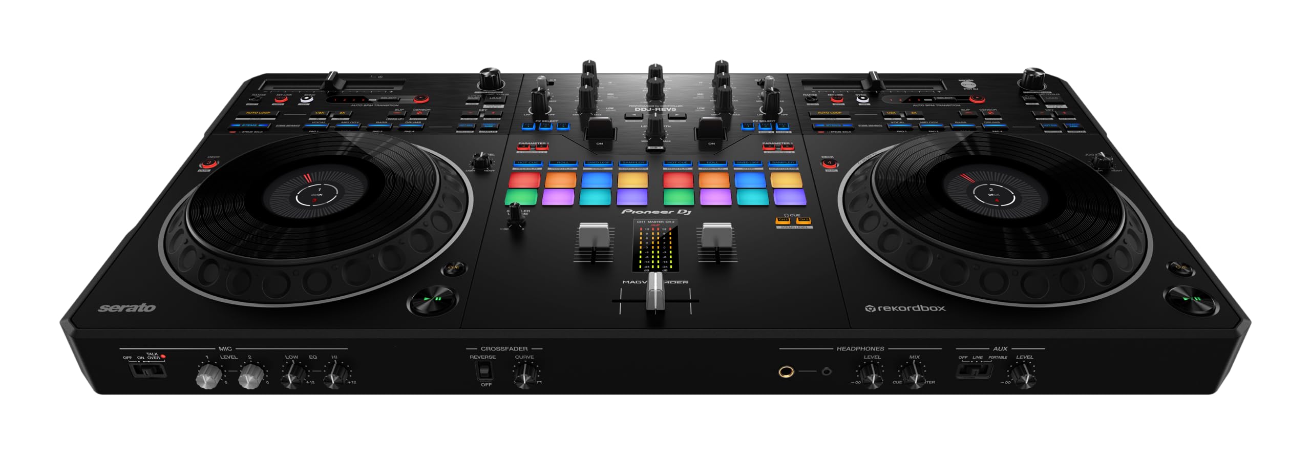 Pioneer DJ DDJ-REV5 4-deck DJ Controller na may Stem Se...