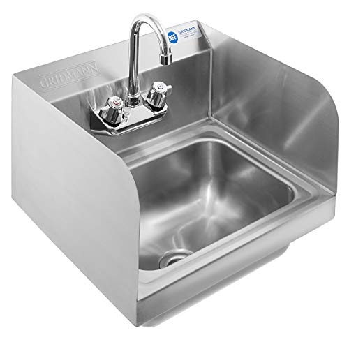 Gridmann Komersyal na NSF Stainless Steel Sink na may F...