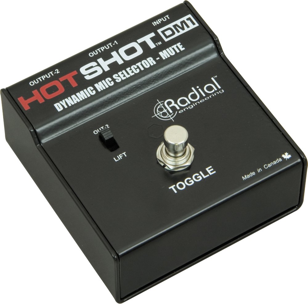 Radial Engineering HotShot DM1 Microphone Signal Muting...