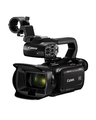 Canon XA60 Professional UHD 4K Camcorder na may LCD Touchscreen at 20x Optical Zoom Lens (Itim)