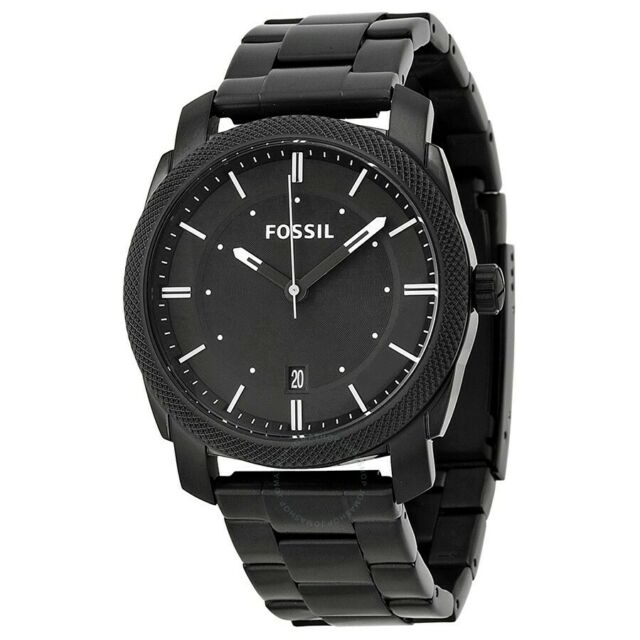 Fossil FS4775 Machine Three Hand Stainless Steel Watch ...