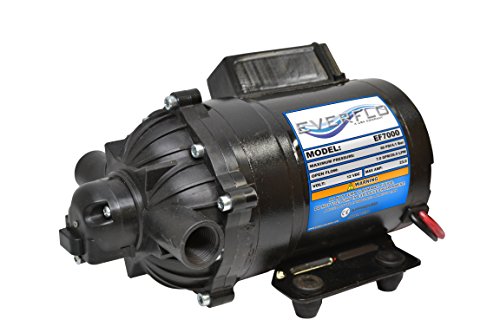 Everflo EF7000-BOX 7.0 GPM 12V Diaphragm Pump-1/2 FNPT Ports