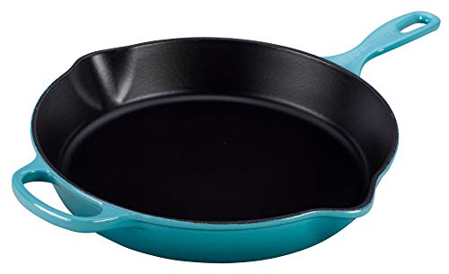 Le Creuset Enameled Cast Iron Signature Iron Handle Ski...