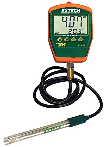 Extech PH220-C Waterproof Palm pH Meter na may C...