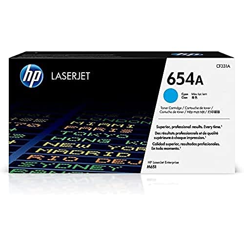 HP Orihinal na 654A Cyan Toner Cartridge | Gumagana sa ...