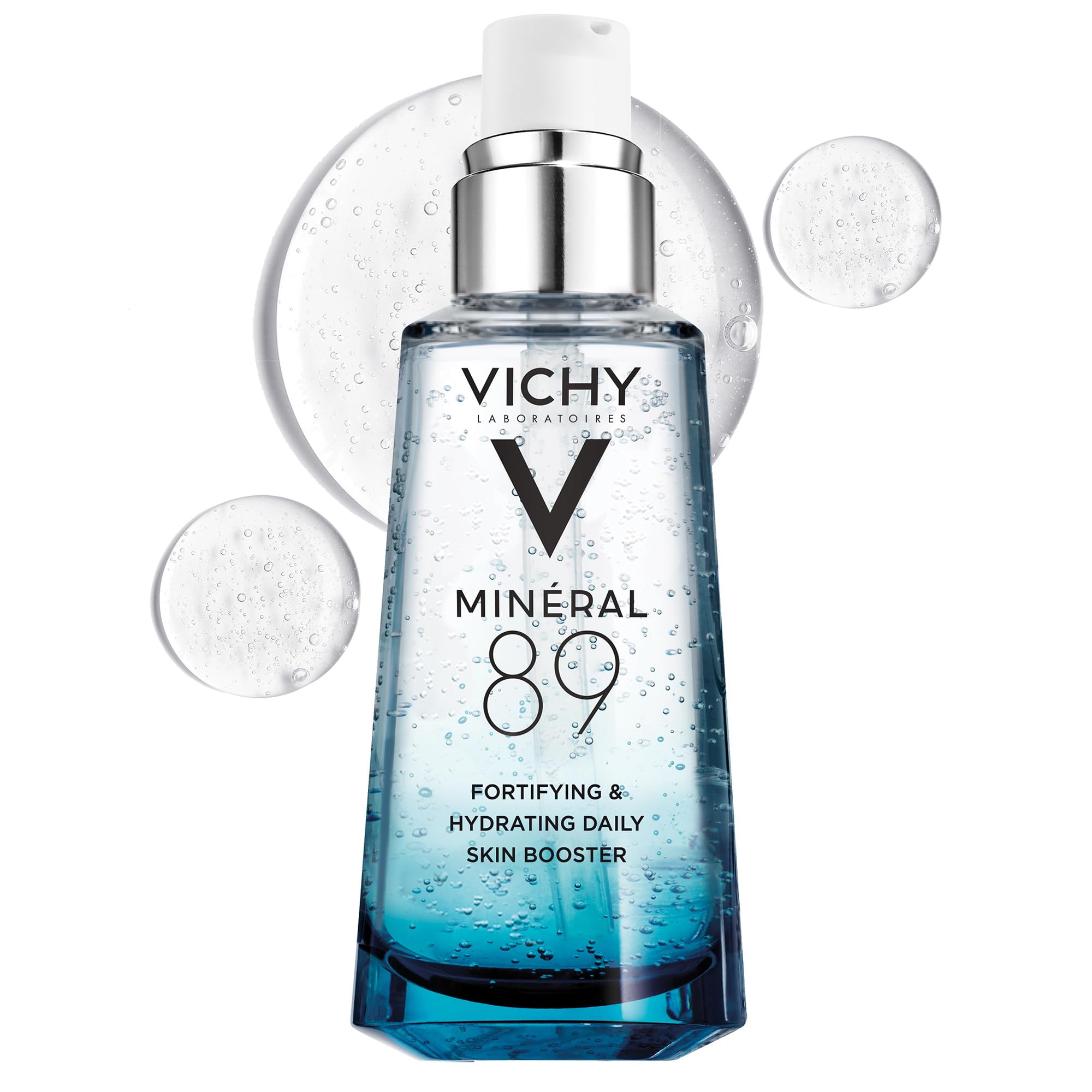 Vichy Mineral 89 Face Serum | Facial Gel Moisturizer at Pure Hyaluronic Acid Moisturizing at Hydrating Serum para sa Sensitive at Dry Skin | 1.7 Fl. Oz