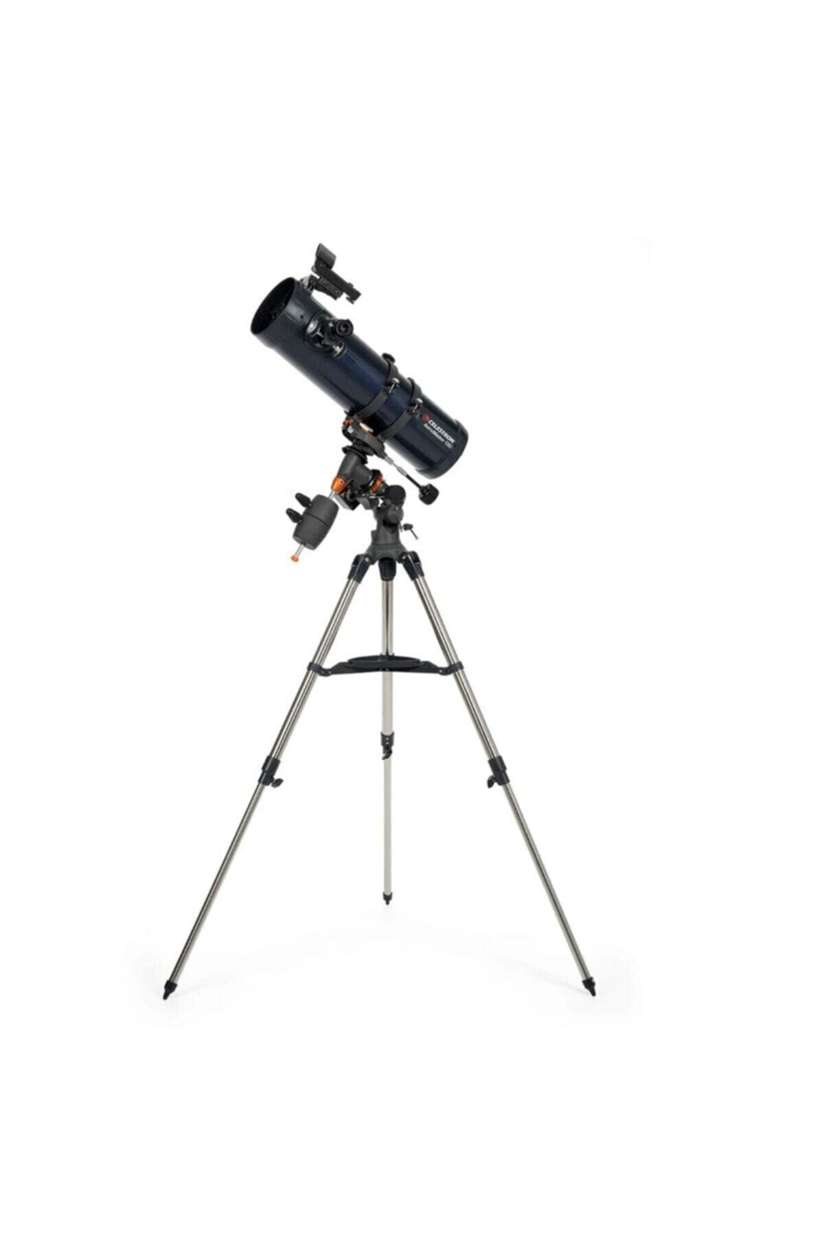 Celestron - AstroMaster 130EQ-MD Newtonian Telescope - Reflector Telescope para sa mga Nagsisimula - Fully-Coated Glass Optics - Adjustable-Height Tripod - BONUS Astronomy Software Package