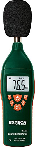 Extech 407732 Type 2 Digital Sound Level Meter 35 hangg...