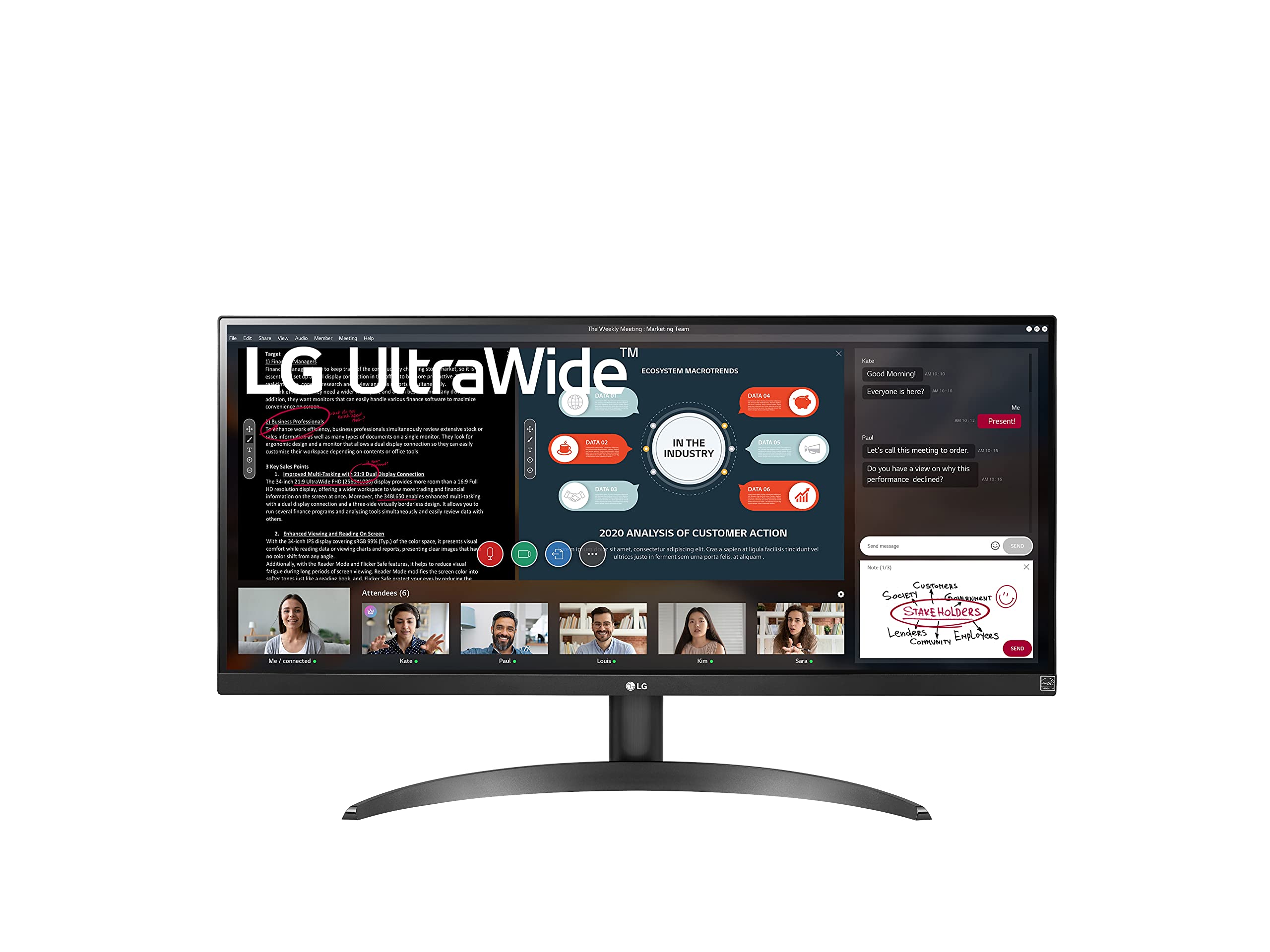 LG 29â UltraWide Full HD HDR Monitor na may FreeSync