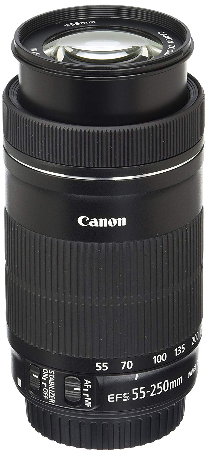 Canon EF-S 55-250mm F4-5.6 IS STM Lens para sa Mga SLR ...