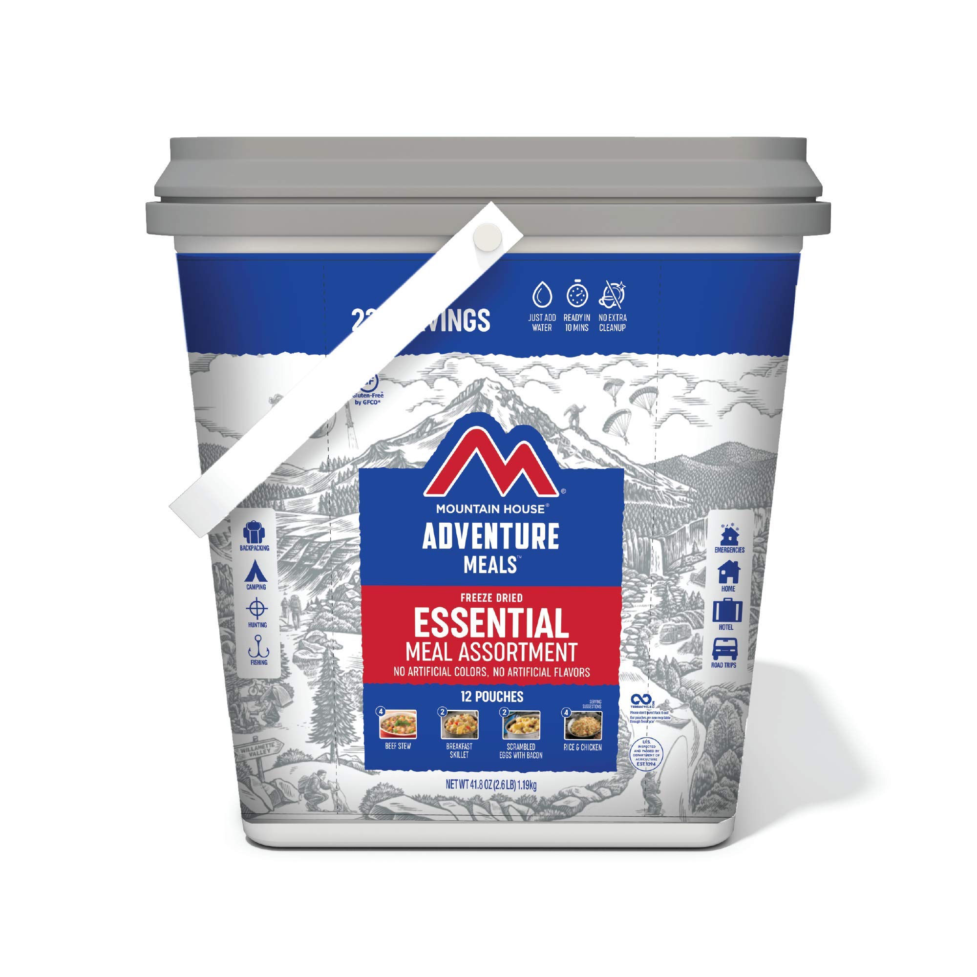 Mountain House Mahalagang Bucket | I-freeze ang Dried B...