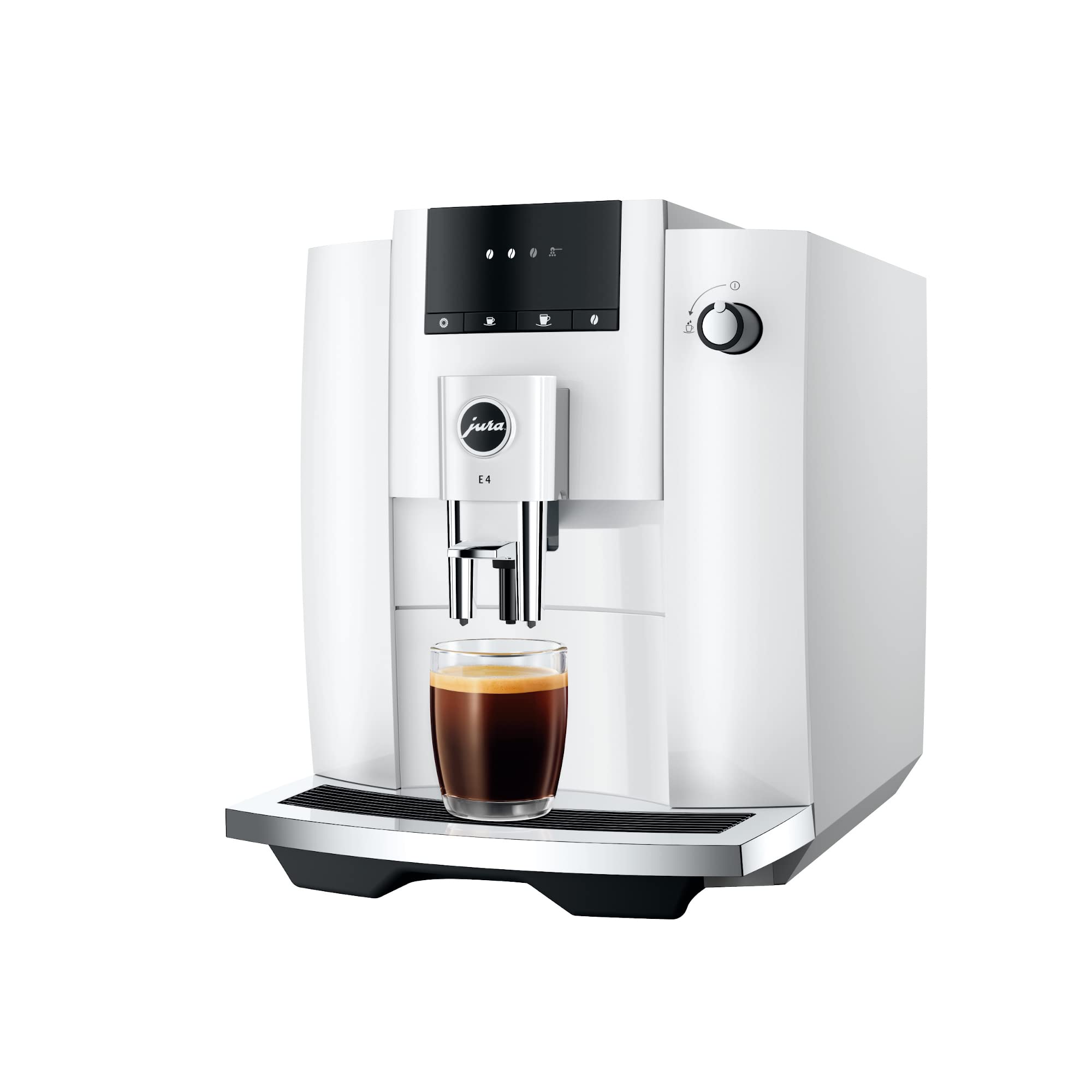 Jura E4 Awtomatikong Coffee Machine (Piano White)