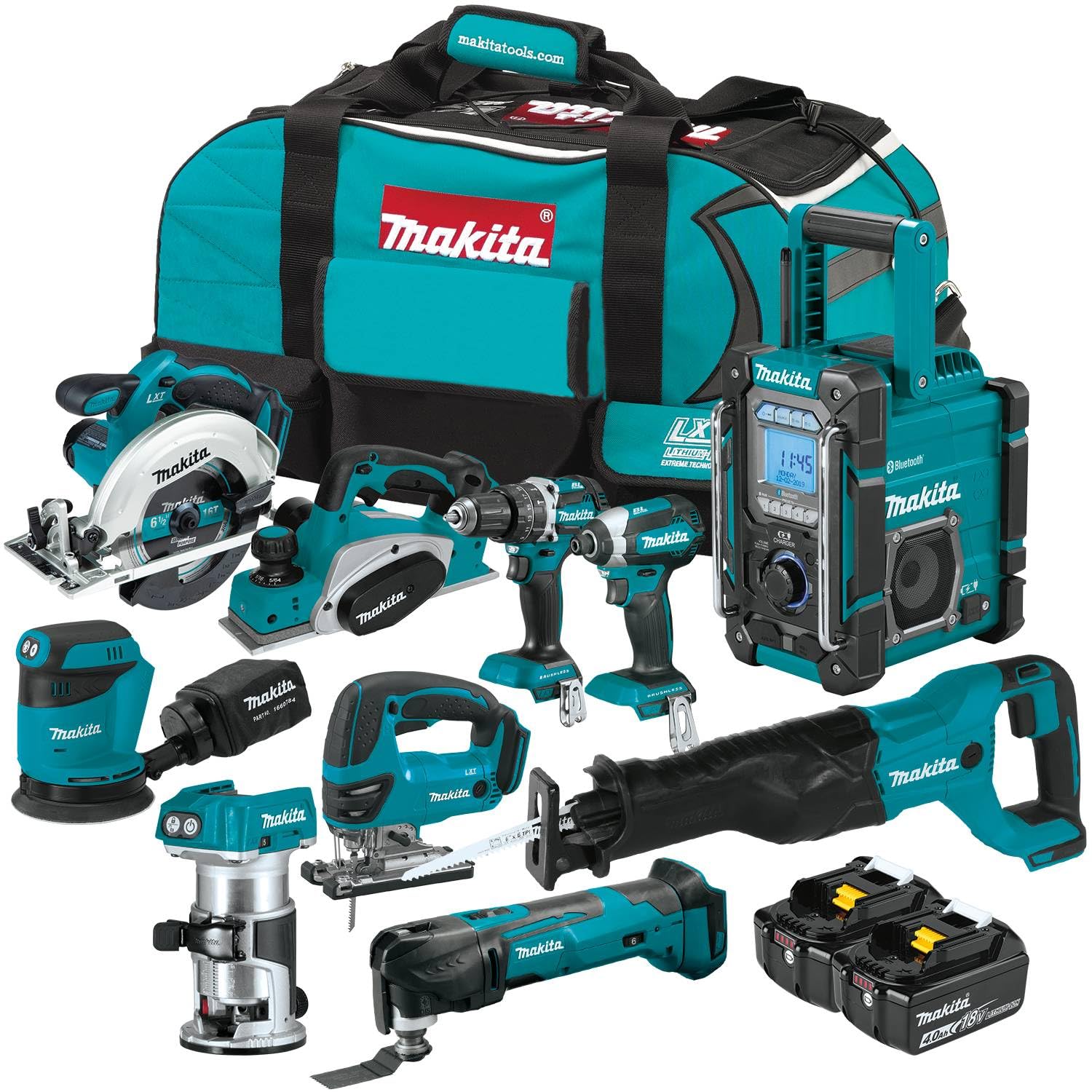 Makita XT1001SM 18V LXTÂ® Lithium-Ion Cordless 10-Pc. W...