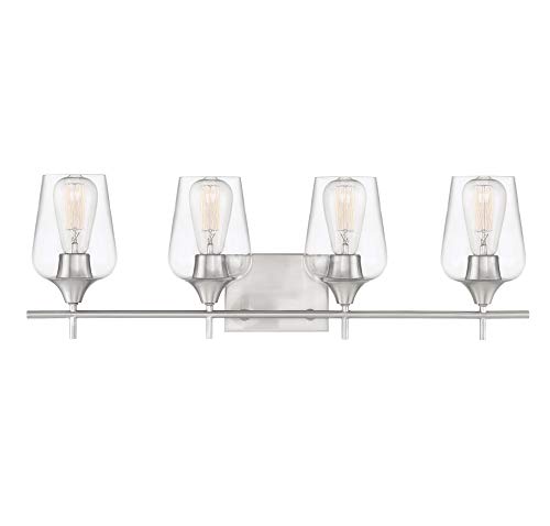 Savoy House 8-4030-4-SN Octave 4-Light Banyo Vanity Lig...