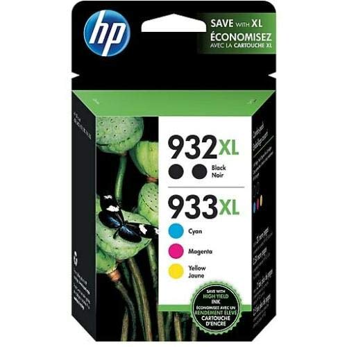 HP 932XL/933XL 5-Pack Black/Cyan/Magenta/Yellow ...