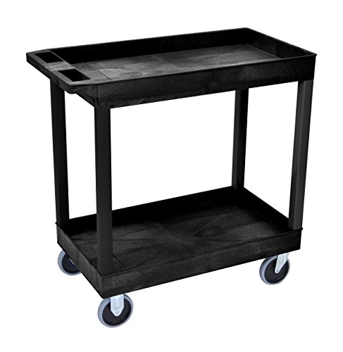 LUXOR 2 Istante na Imbakan ng Plastic Tub Utility Cart