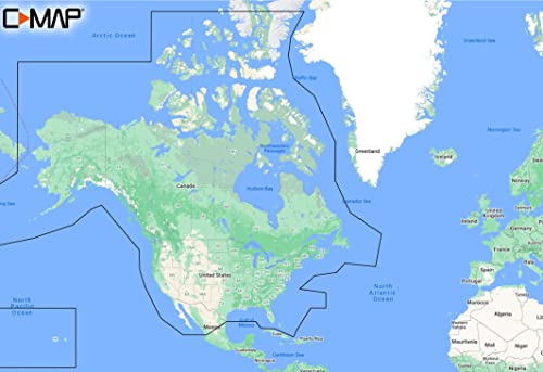 C-MAP Tuklasin ang North America Lakes US/Canada Map Ca...