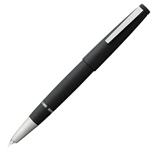 Lamy 2000 Matte Black Fountain Pen - Katamtaman