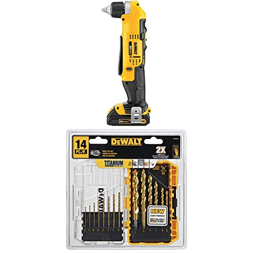 DEWALT 20V MAX Right Angle Cordless Drill/Driver...