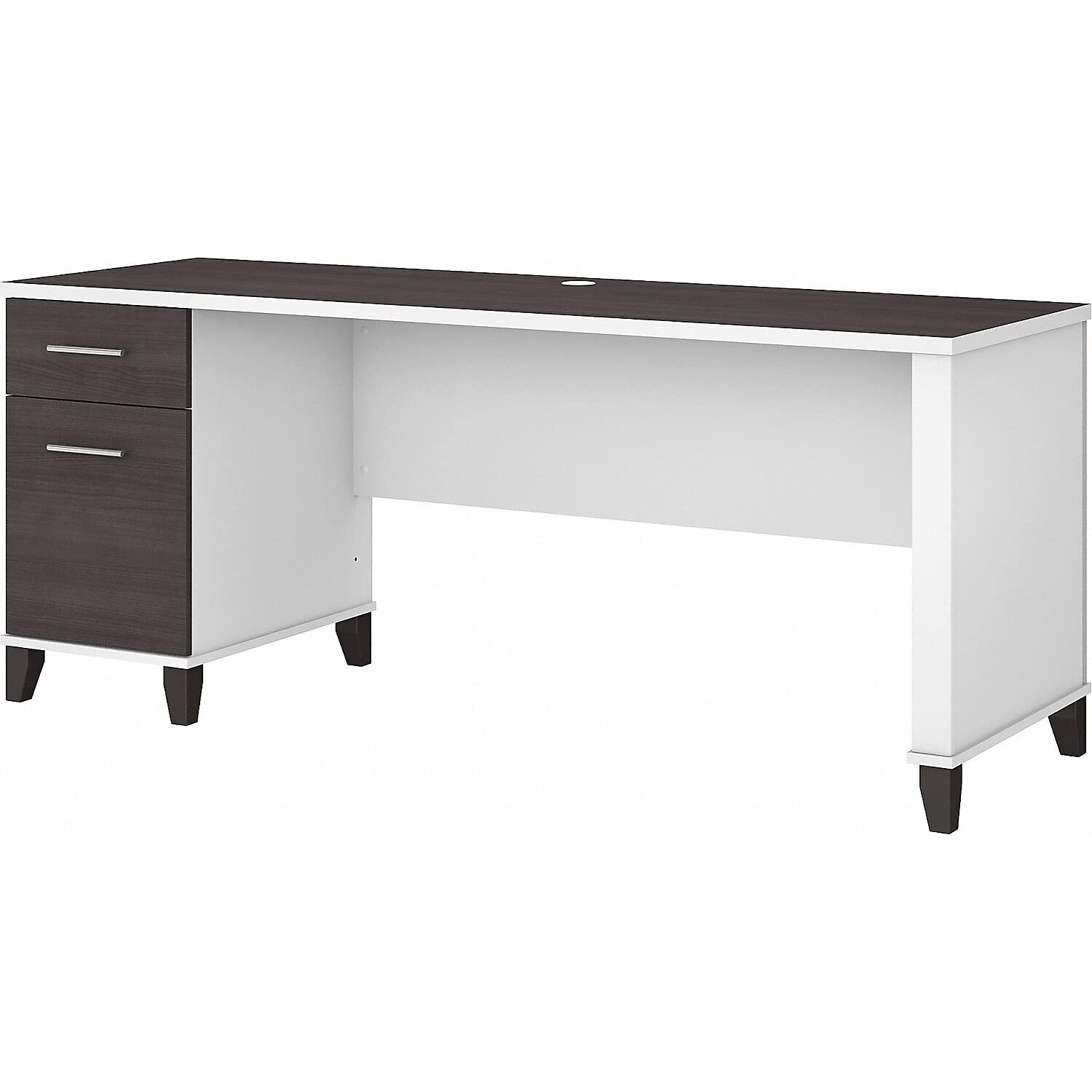 Bush Furniture Somerset 72W Office Desk na may mga Draw...