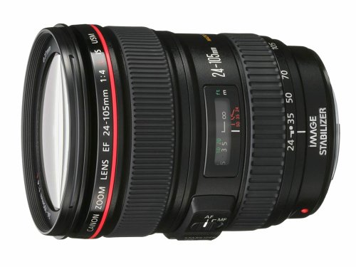 Canon EF 24-105mm f/4 L IS USM Lens para sa EOS SLR Cam...