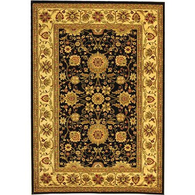 Safavieh Lyndhurst Black/Cream Rug Laki ng Rug: 9' x 12...