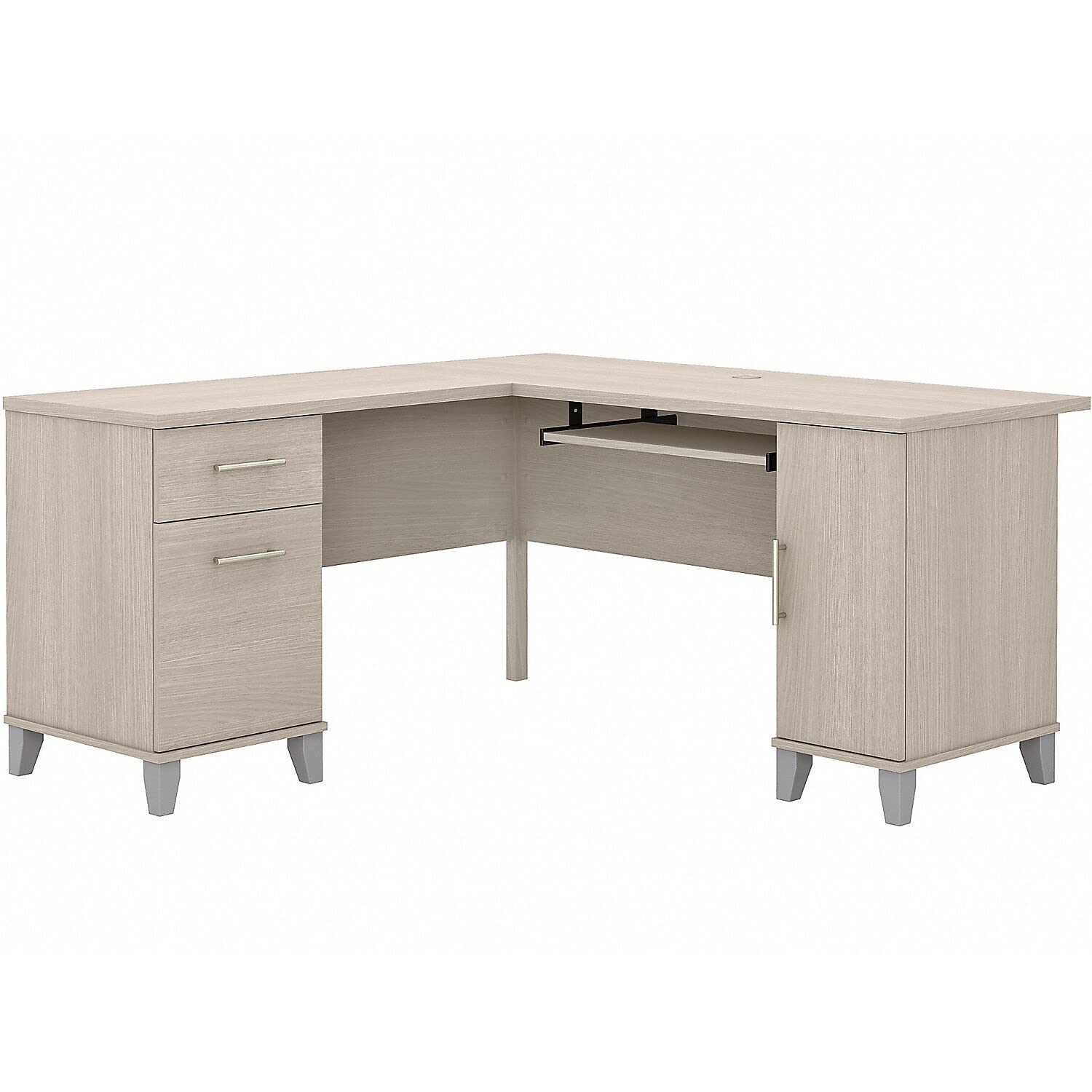 Bush Furniture Somerset 60W L Shaped Desk na may Storag...