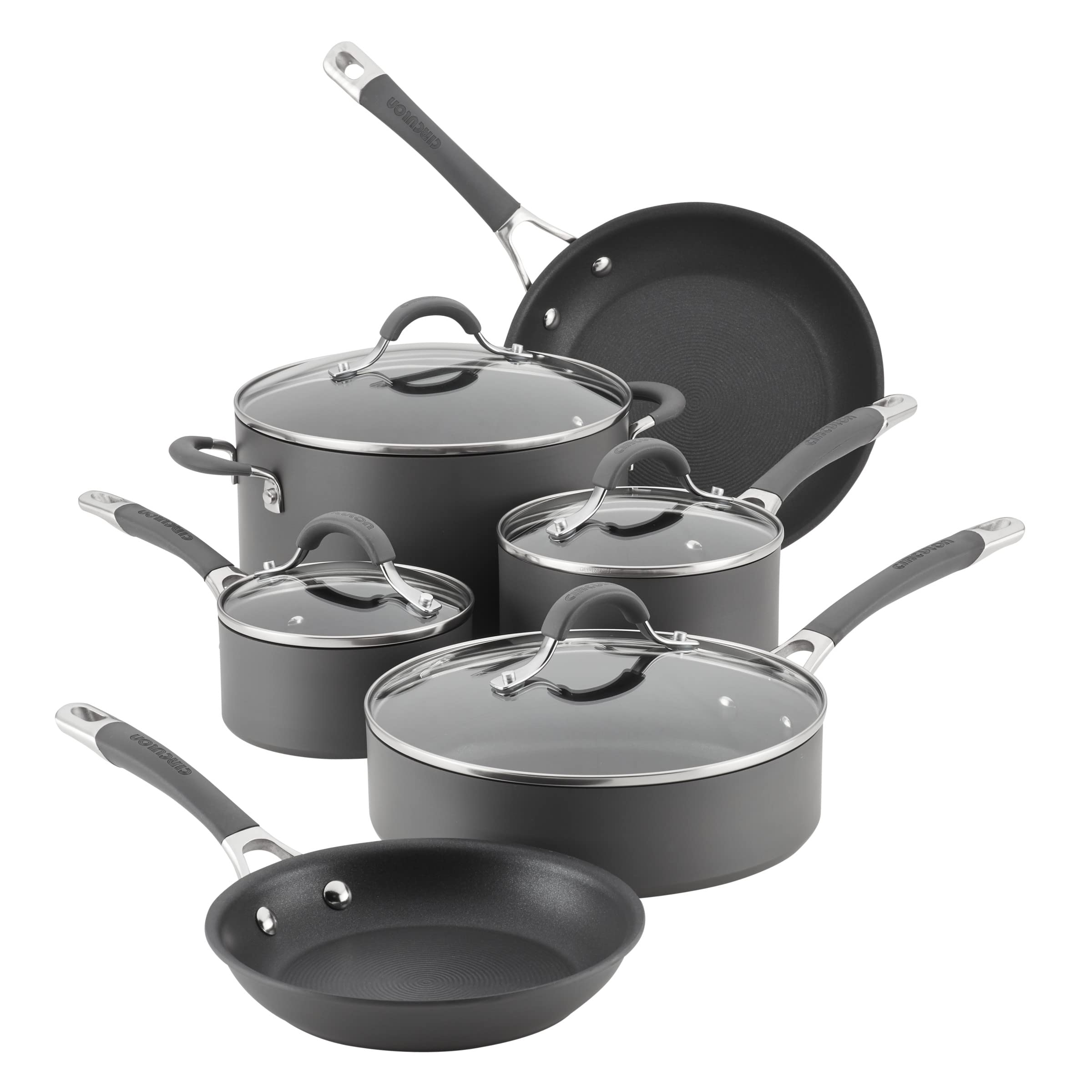 Circulon Elementum Radiance Hard Anodized Nonstick Stoc...