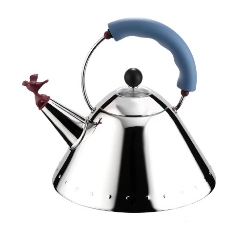 Alessi Michael Graves Kettle na may Small Bird Shaped W...