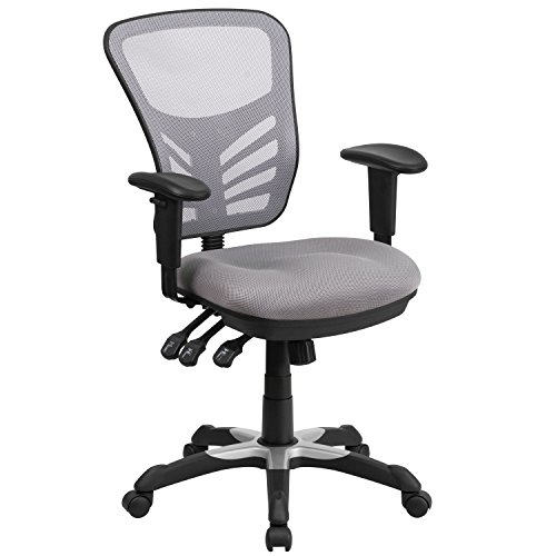 Flash Furniture Gray na Mid-Back Mesh Chair