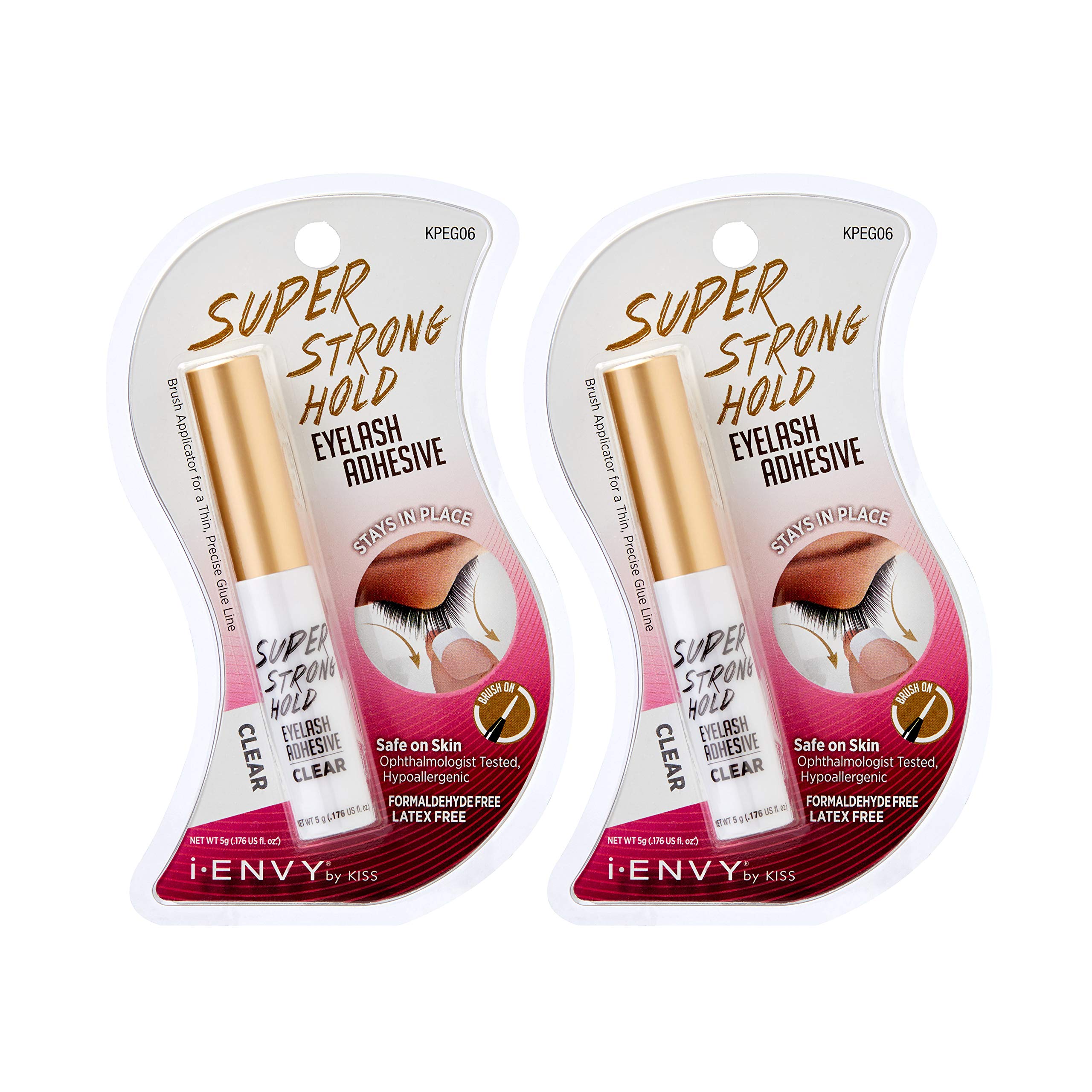 KISS i Inggit Eyelash Adhesive Super Strong Hold Clear ...