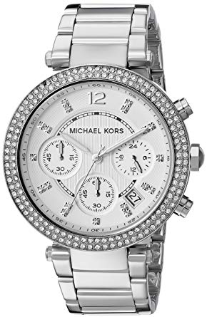 Michael Kors Women's Parker Silver-Tone Watch MK5353